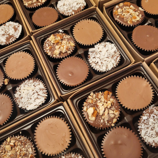 Assorted Nut Truffle Cup Box